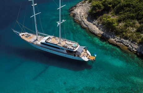 Crewed luxury sailing yachts